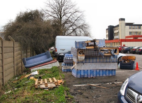 Junk pile photo